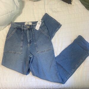 NWT Hollister Dad Carpenter Jeans - Size 3L (W26/L33)